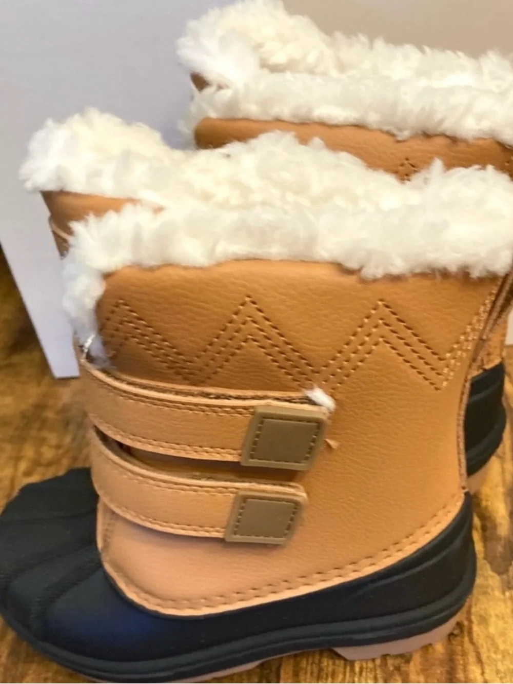 Toddler Denver Waterproof Snow Boots - Cat & Jack™ Cognac Size 8T  New